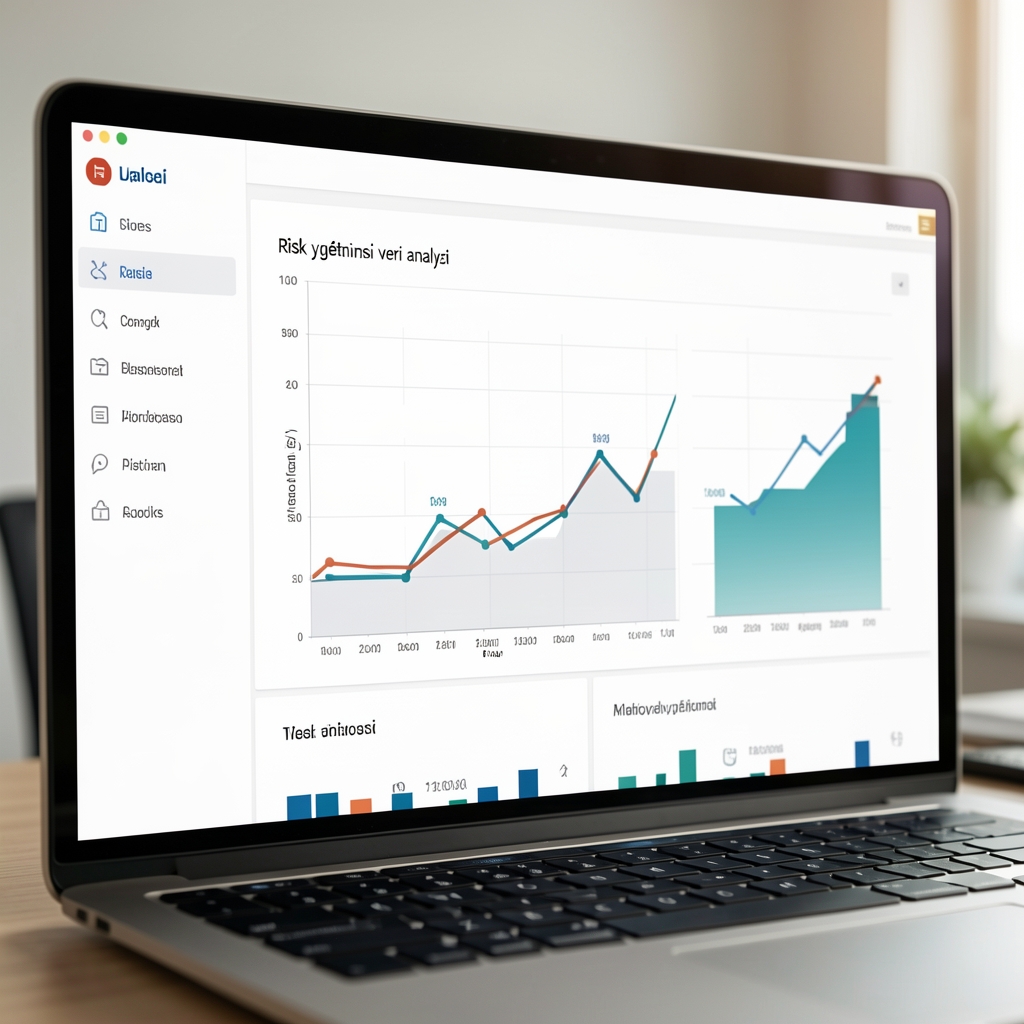 Risk yönetimi veri analizi ekranı